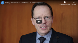 Video Etude de Jean-francois Etter sur l'efficacité de l'application Stop-tabac